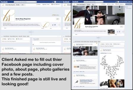 brass ring magazine Facebook before and after